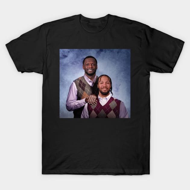 Brunson And Randle T-Shirt by Buff Geeks Art